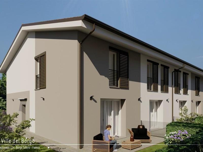 fotografie - Villa a schiera Faenza (RA) Periferia Monte 