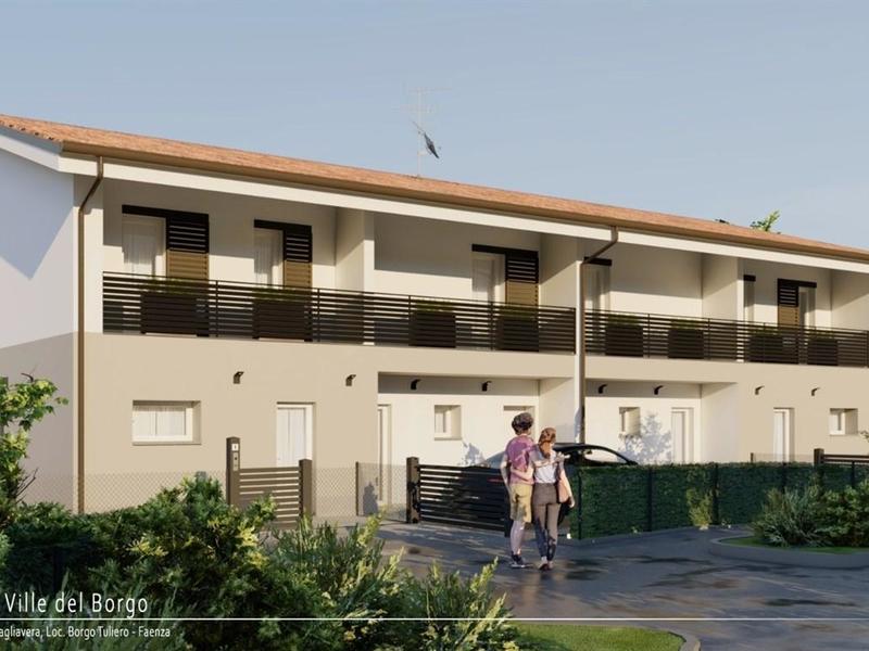 fotografie - Villa a schiera Faenza (RA) Periferia Monte 