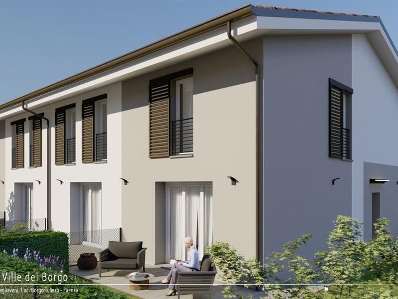 fotografie - Villa a schiera Faenza (RA) Periferia Monte 